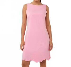 NEW ESQUALO floral hem sheath dress in rose